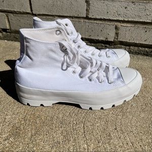 Converse chuck Taylor all star lugged platform white